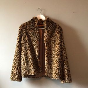 Faux fur coat by French Connection